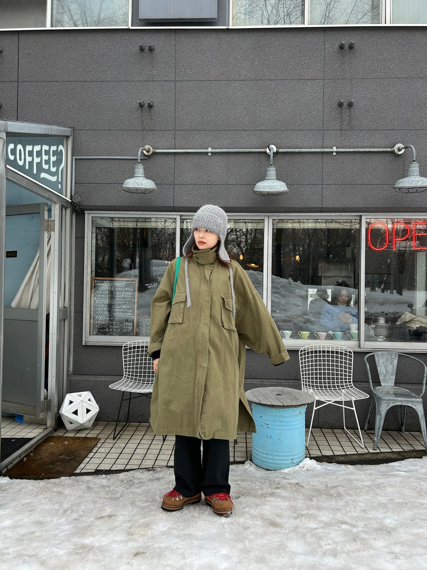 ステンカラーコート