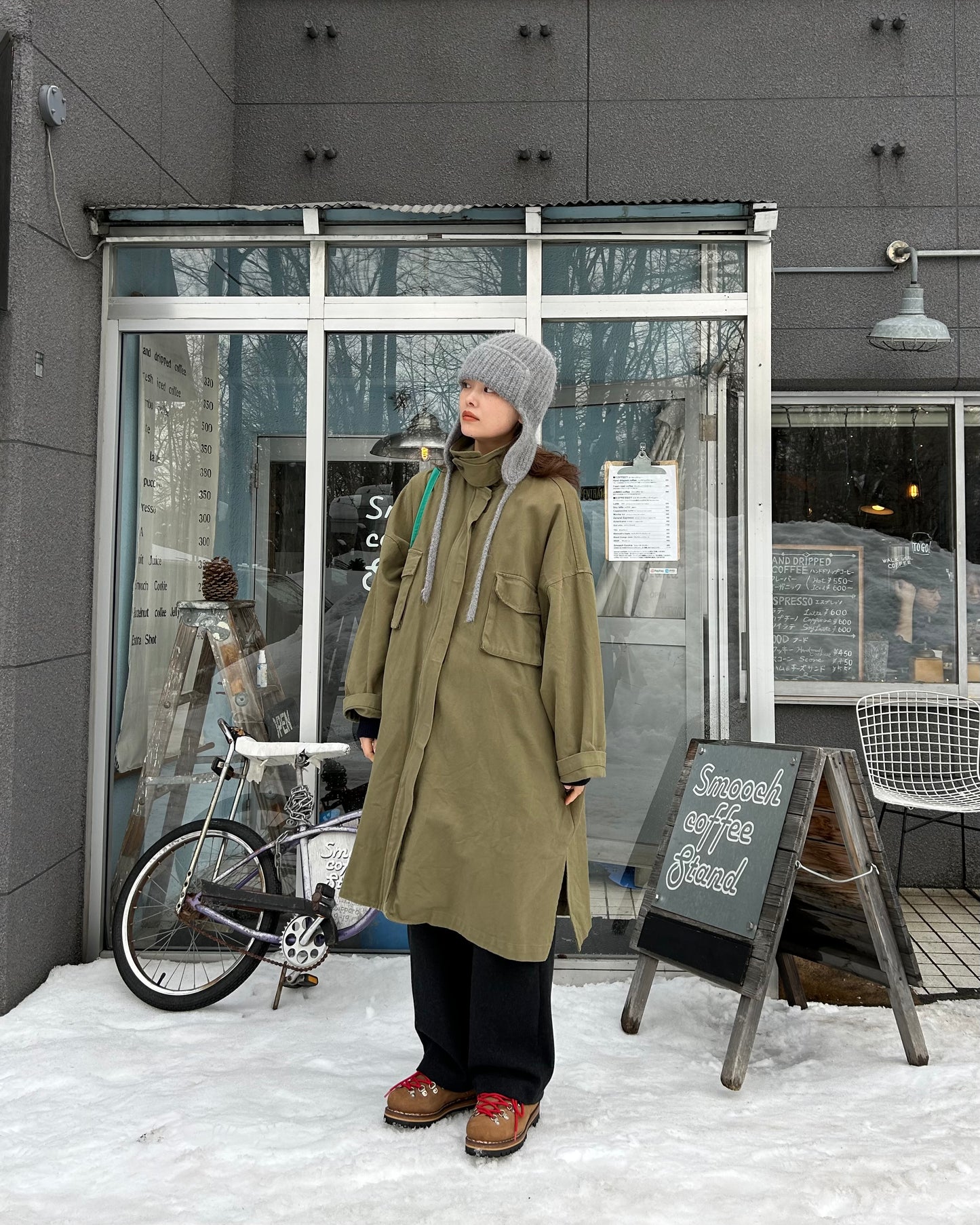 ステンカラーコート