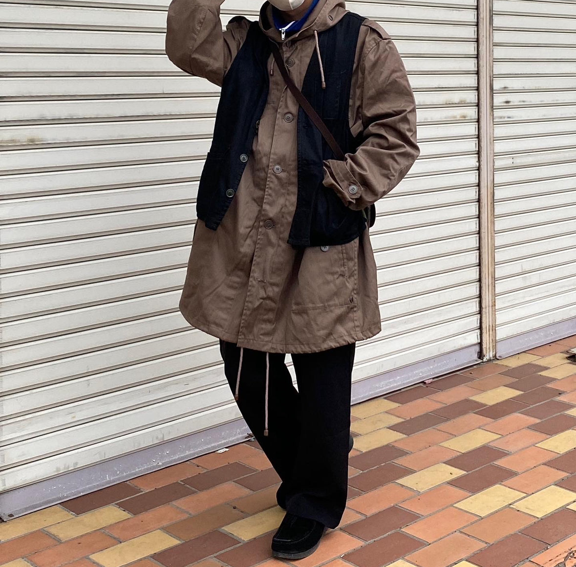 ノーカラーコート